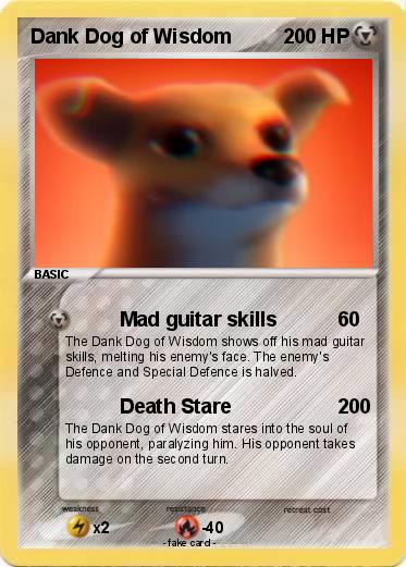 Pokemon Dank Dog of Wisdom