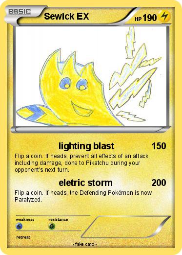 Pokemon Sewick EX