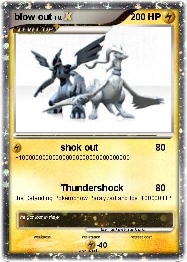 Pokemon blow out