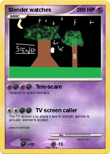 Pokemon Slender watches