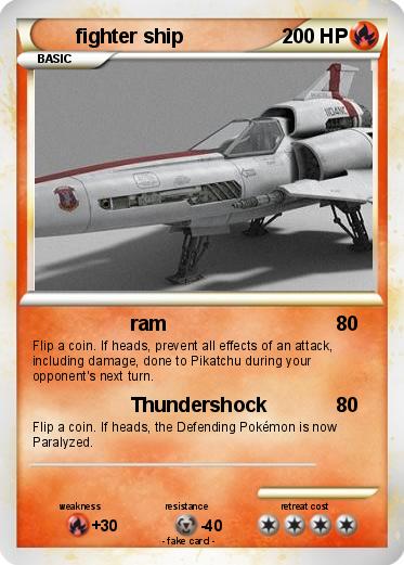 Pokemon fighter ship