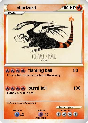 Pokemon charizard