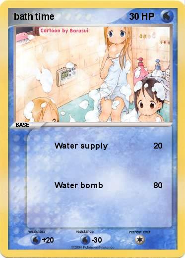 Pokemon bath time
