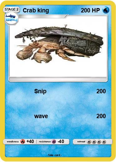 Pokemon Crab king