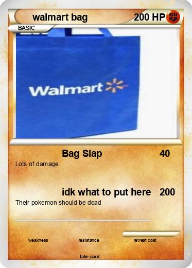 Pokemon walmart bag