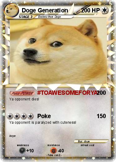 Pokemon Doge Generation