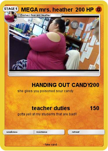 Pokemon MEGA mrs. heather
