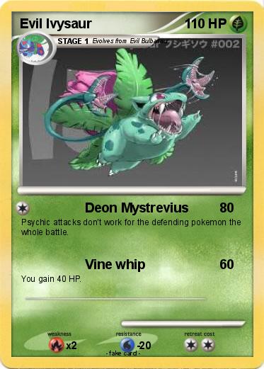 Pokemon Evil Ivysaur