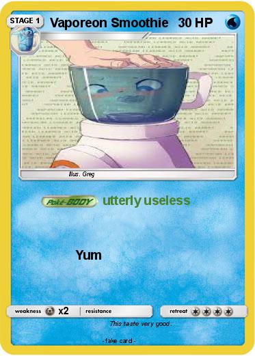 Pokemon Vaporeon Smoothie