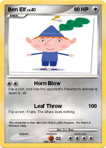 Pokemon Ben Elf