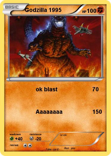 Pokemon Godzilla 1995