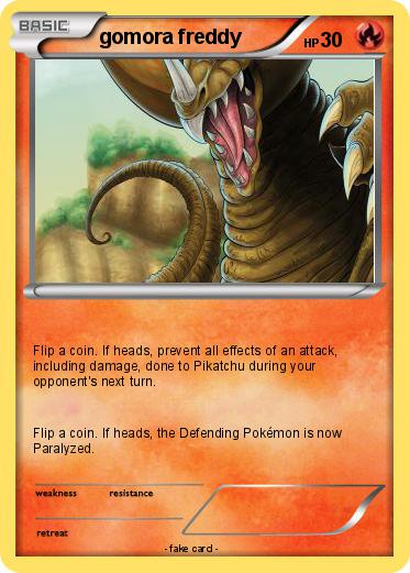 Pokemon gomora freddy