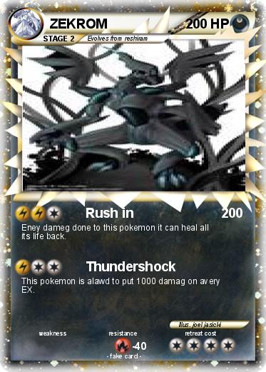 Pokemon ZEKROM