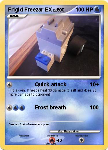 Pokemon Frigid Freezar EX