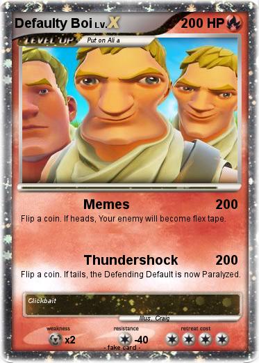 Pokemon Defaulty Boi