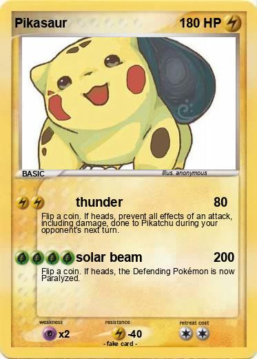 Pokemon Pikasaur