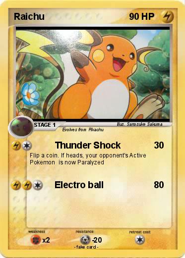 Pokemon Raichu