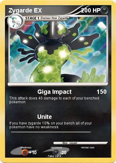Pokemon Zygarde EX