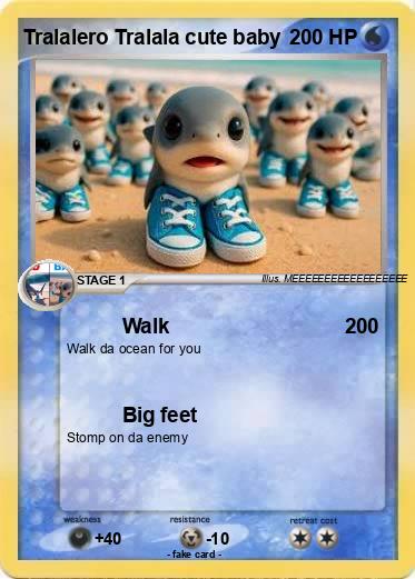 Pokemon Tralalero Tralala cute baby