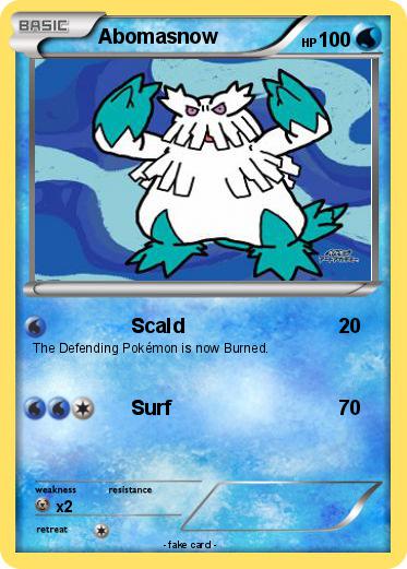 Pokemon Abomasnow