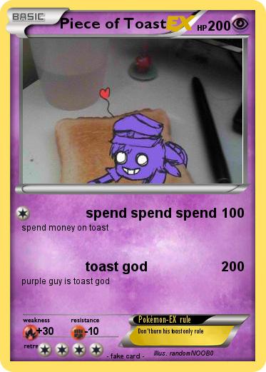 Pokemon Piece of Toast