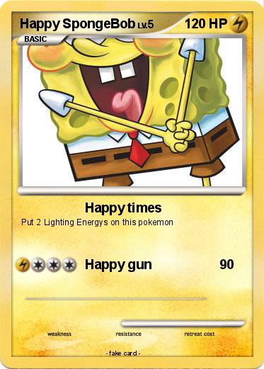 Pokemon Happy SpongeBob