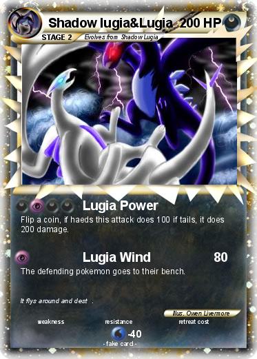 Pokemon Shadow lugia&Lugia