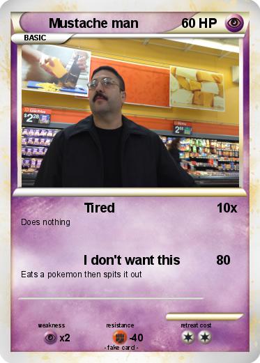 Pokemon Mustache man