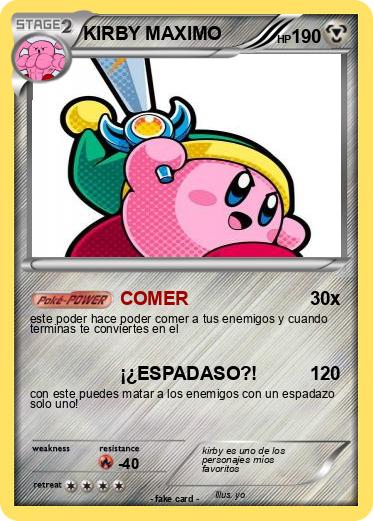 Pokemon KIRBY MAXIMO