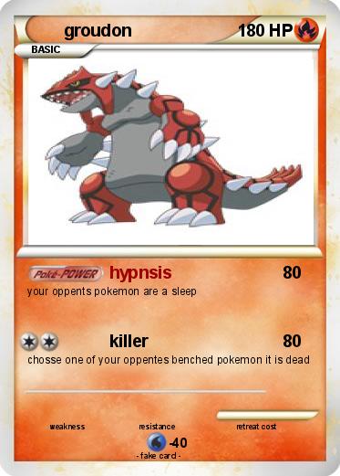 Pokemon groudon