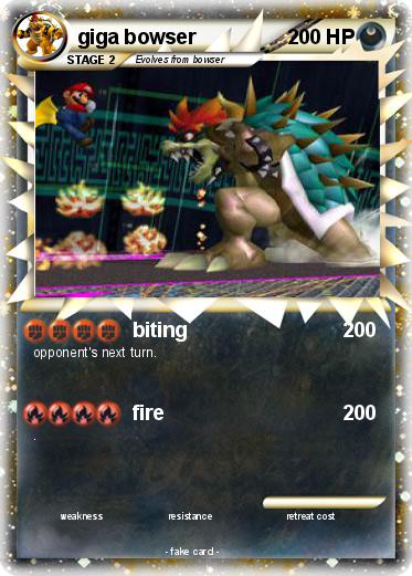 Pokemon giga bowser