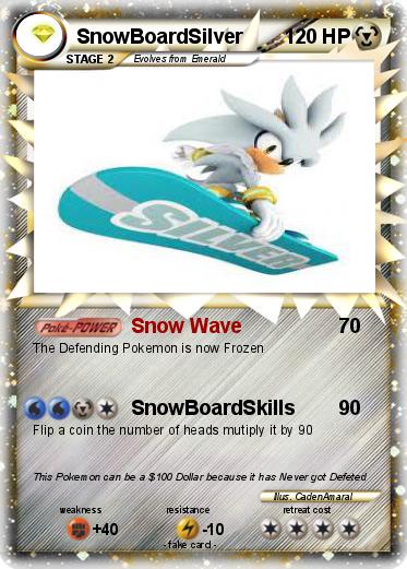 Pokemon SnowBoardSilver