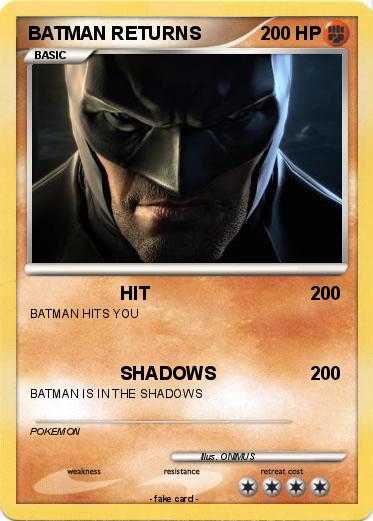 Pokemon BATMAN RETURNS