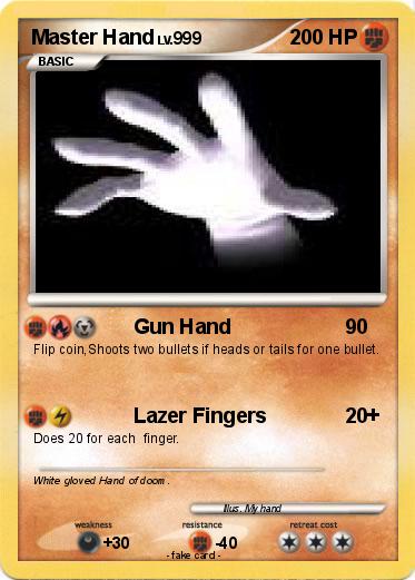 Pokemon Master Hand