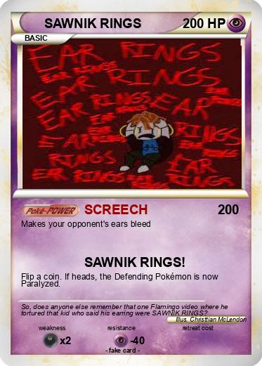 Pokemon SAWNIK RINGS
