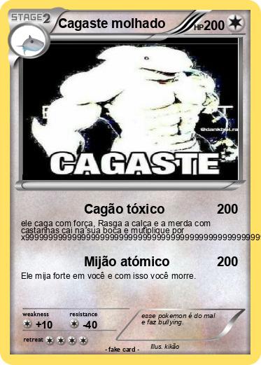 Pokemon Cagaste molhado