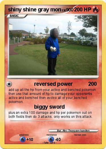 Pokemon shiny shine gray mon