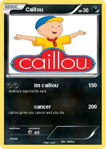 Pokemon Caillou