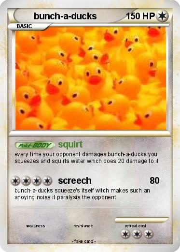 Pokemon bunch-a-ducks