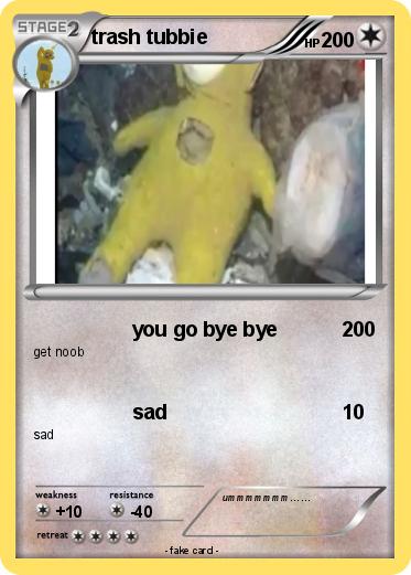 Pokemon trash tubbie