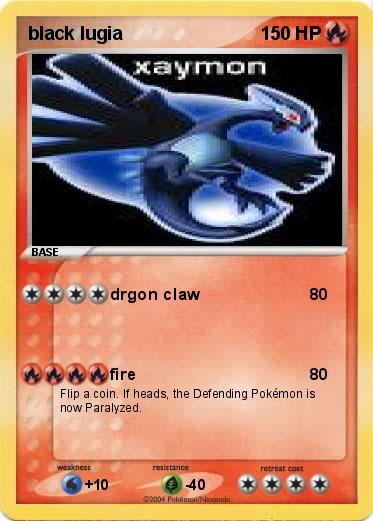 Pokemon black lugia