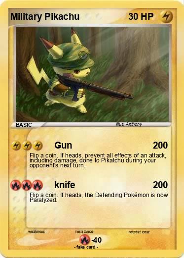 Pokemon Military Pikachu