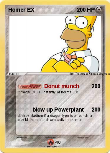 Pokemon Homer EX