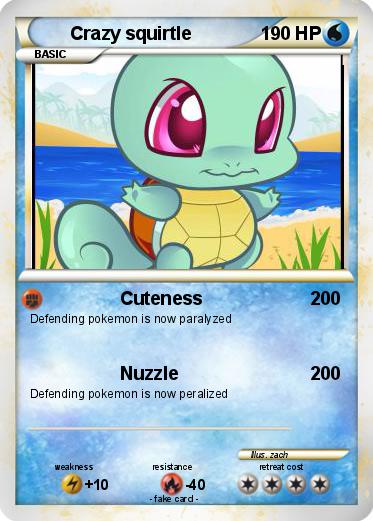 Pokemon Crazy squirtle