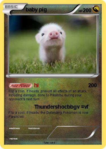 Pokemon baby pig