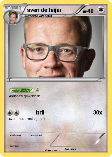Pokemon sven de leijer