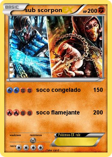 Pokemon sub scorpon