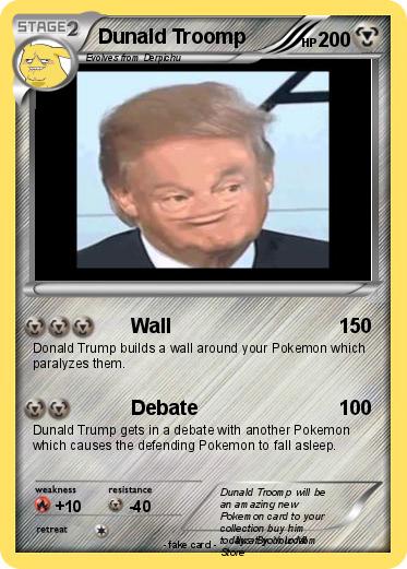 Pokemon Dunald Troomp