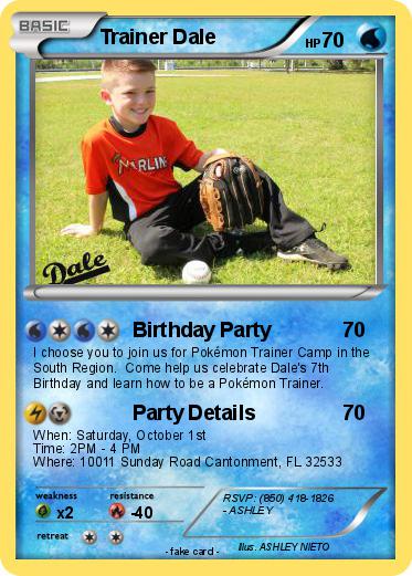 Pokemon Trainer Dale