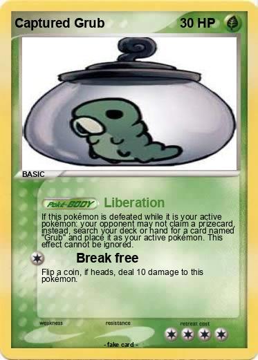 Pokemon Captured Grub